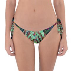 Monkey Tiger Bird Parrot Forest Jungle Style Reversible Bikini Bottoms by Grandong