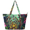 Monkey Tiger Bird Parrot Forest Jungle Style Full Print Shoulder Bag View1