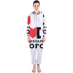 I Love Japanese Food Hooded Jumpsuit (ladies) by ilovewhateva