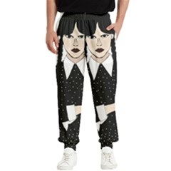 Wednesday Addams Men s Elastic Waist Pants by Fundigitalart234