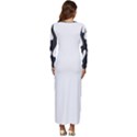  Long Sleeve Longline Maxi Dress View4