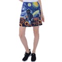 Starry Surreal Psychedelic Astronaut Space Tennis Skirt View1