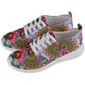 Pink Peacock Bird Pattern Texture Men s Lightweight Sports Shoes View2
