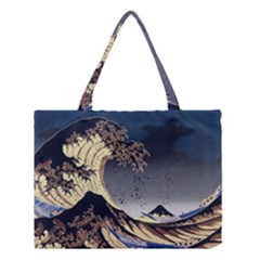 The Great Wave Off Kanagawa Japan Japanese Waves Medium Tote Bag by Cowasu