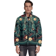 Dragon Art Men s Puffer Bubble Jacket Coat by Cowasu