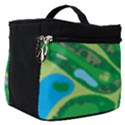 Golf Course Par Golf Course Green Make Up Travel Bag (Small) View1