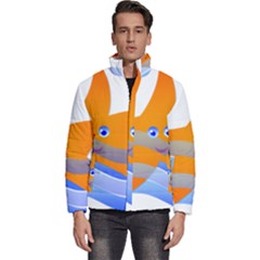 Beach Sea Shell Swimming Men s Puffer Bubble Jacket Coat by Amaryn4rt