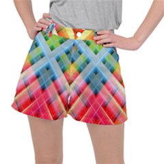 Graphics Colorful Colors Wallpaper Graphic Design Women s Ripstop Shorts by Amaryn4rt