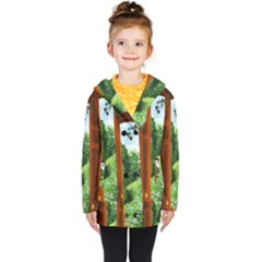 Beautiful World Entry Door Fantasy Kids  Double Breasted Button Coat by Amaryn4rt