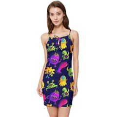 Space Patterns Summer Tie Front Dress by Amaryn4rt