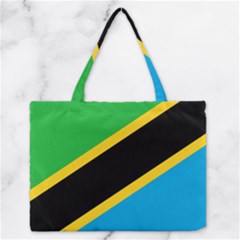 Flag Of Tanzania Zipper Medium Tote Bag by Amaryn4rt