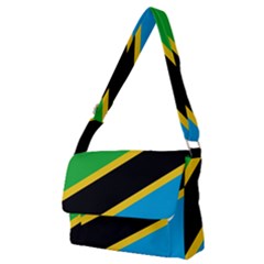 Flag Of Tanzania Full Print Messenger Bag (m) by Amaryn4rt