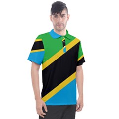 Flag Of Tanzania Men s Polo Tee by Amaryn4rt