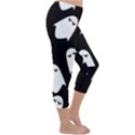 Ghost Halloween Pattern Capri Winter Leggings  View3