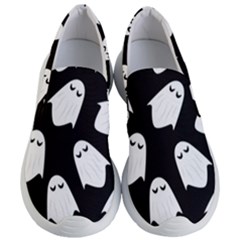 Ghost Halloween Pattern Women s Lightweight Slip Ons by Amaryn4rt