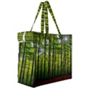 Green Forest Jungle Trees Nature Sunny Canvas Travel Bag View3