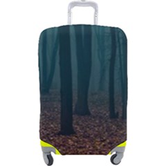 Dark Forest Nature Luggage Cover (large) by Ravend