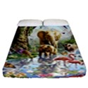 Beautiful Jungle Animals Fitted Sheet (California King Size) View1