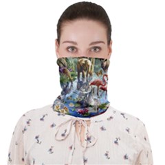 Beautiful Jungle Animals Face Covering Bandana (adult) by Ravend