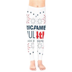 Independence Day Usa Kids  Leggings by Ravend