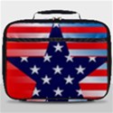 Patriotic american usa design red Full Print Lunch Bag View1