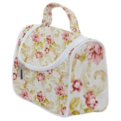 Background Pattern Flower Spring Satchel Handbag by Celenk