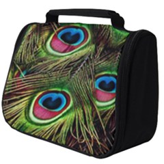 Peacock Feathers Color Plumage Full Print Travel Pouch (big) by Celenk