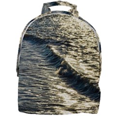 Wave Water Surface Sea Ocean Liquid Mini Full Print Backpack by Vaneshop