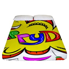 Happy Happiness Child Smile Joy Fitted Sheet (king Size) by Celenk