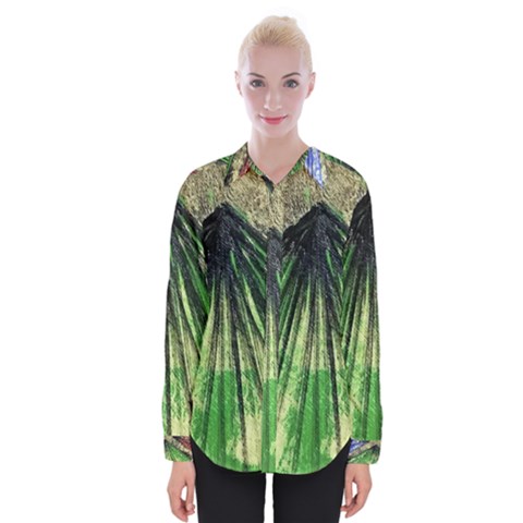 Acrylic Abstract Art Design  Womens Long Sleeve Shirt by Rbudhiya