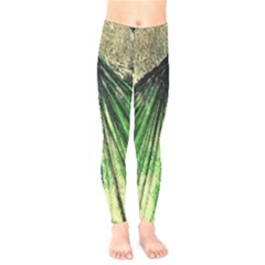 Acrylic Abstract Art Design  Kids  Leggings by Rbudhiya