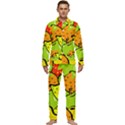 Fruit Food Wallpaper Men s Long Sleeve Velvet Pocket Pajamas Set View1