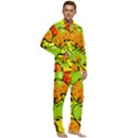 Fruit Food Wallpaper Men s Long Sleeve Velvet Pocket Pajamas Set View2