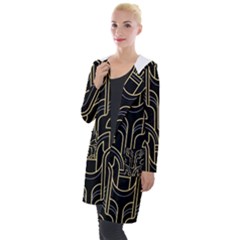 Art-deco-geometric-abstract-pattern-vector Hooded Pocket Cardigan by uniart180623