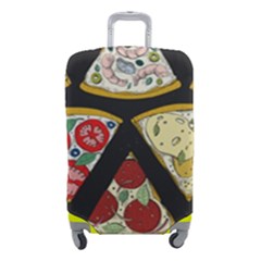 Vector-seamless-pattern-with-italian-pizza-top-view Luggage Cover (small) by uniart180623