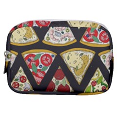 Vector-seamless-pattern-with-italian-pizza-top-view Make Up Pouch (small) by uniart180623