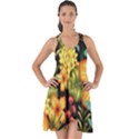 Fabulous-colorful-floral-seamless Show Some Back Chiffon Dress View1