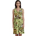 Seamless-pattern-with-flowers-owls Sleeveless Dress With Pocket View1