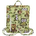 Seamless-pattern-with-flowers-owls Flap Top Backpack View3