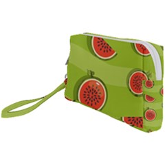 Seamless-background-with-watermelon-slices Wristlet Pouch Bag (small) by uniart180623