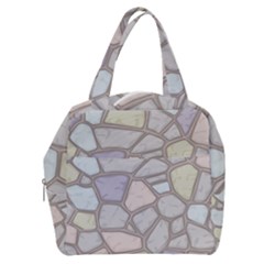 Cartoon-colored-stone-seamless-background-texture-pattern Boxy Hand Bag by uniart180623