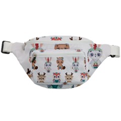 Cute-cartoon-boho-animals-seamless-pattern Fanny Pack by uniart180623