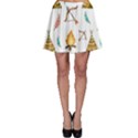 Cute-cartoon-native-american-seamless-pattern Skater Skirt View1