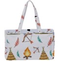 Cute-cartoon-native-american-seamless-pattern Canvas Work Bag View1