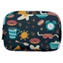 Seamless-pattern-with-breakfast-symbols-morning-coffee Make Up Pouch (Small) View1