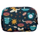 Seamless-pattern-with-breakfast-symbols-morning-coffee Make Up Pouch (Small) View2