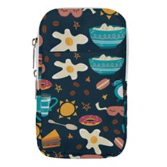 Seamless-pattern-with-breakfast-symbols-morning-coffee Waist Pouch (large) by uniart180623