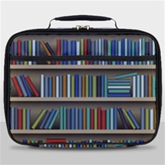 Bookshelf Full Print Lunch Bag by uniart180623