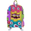 Monsters-emotions-scary-faces-masks-with-mouth-eyes-aliens-monsters-emoticon-set Travelers  Backpack View3