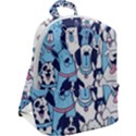 Dogs Seamless Pattern Zip Up Backpack View2